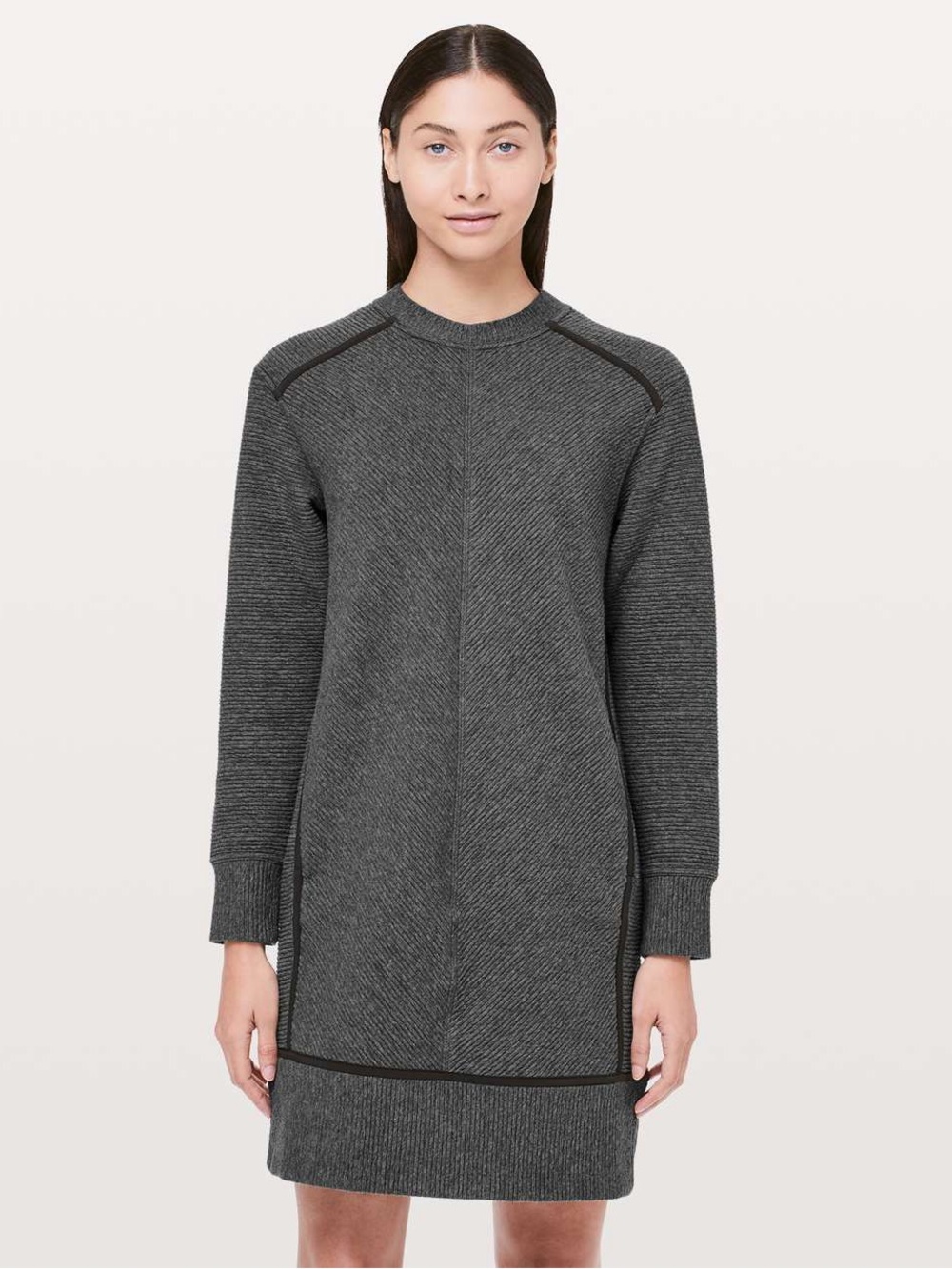 NWT Lululemon On Repeat Dress Heathered Core Dark Grey 4